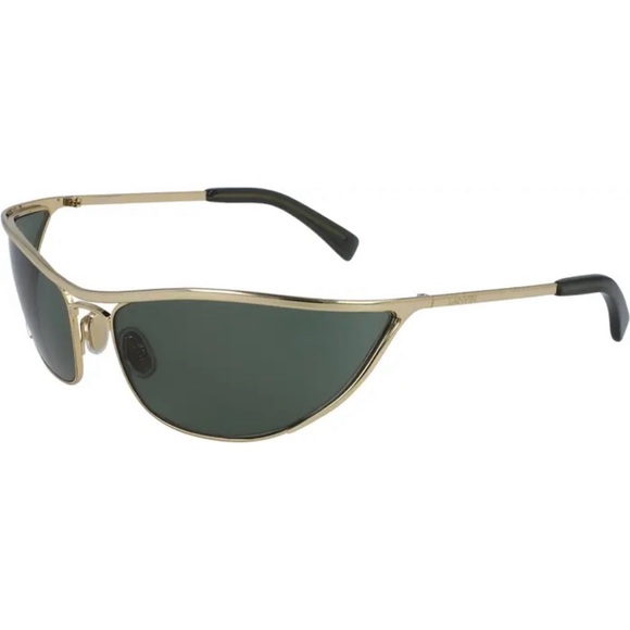 LANVIN 50mm Modified Rectangular Gold/Green Unisex...
